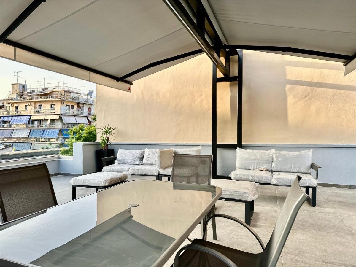 T&T Luxury Apartments - Rooftop Jacuzzi Atenas Exterior foto